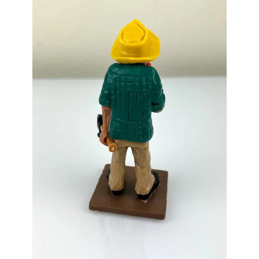 Wilton Old Man Hammer Big Thumb Cake Topper Plastic 1980 Figure Hong Kong VTG